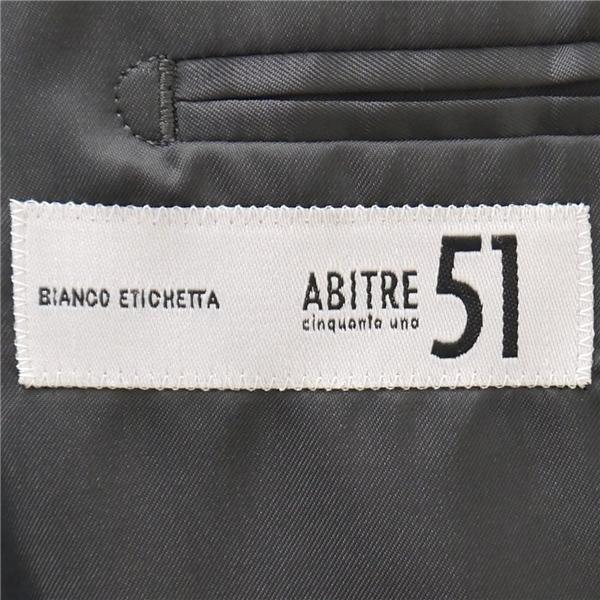 ABITRE51 2つボタン シングルスーツ 袖口4つボタン AB6 L ダークグレー 暗灰色 ノータック 春秋 合物 2-0334-29-552 5NJ054 | ブランド登録なし | 04