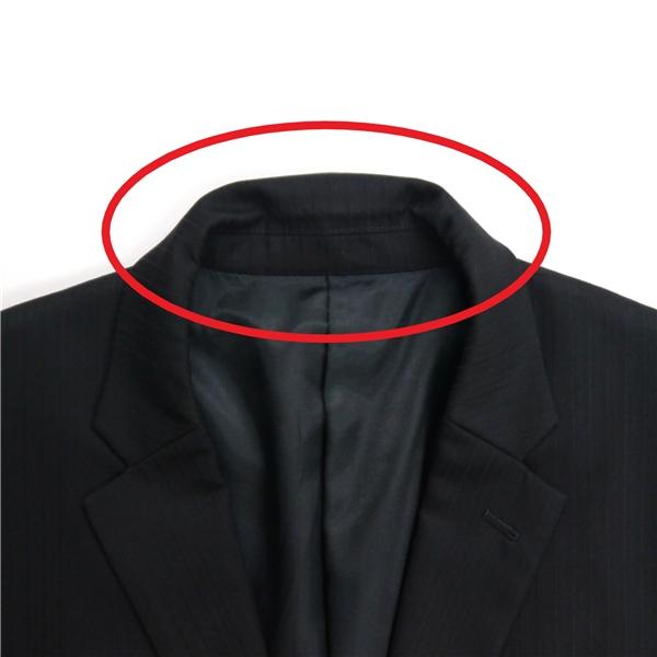 タケオキクチ 2つボタン シングルスーツ 袖口4つボタン A8 XL ダークグレー ストライプ ノータック 春秋 合物 620 5NJ056 | TAKEO KIKUCHI | 06