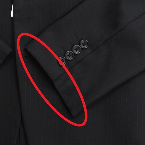 タケオキクチ 2つボタン シングルスーツ 袖口4つボタン A8 XL ダークグレー ストライプ ノータック 春秋 合物 620 5NJ056 | TAKEO KIKUCHI | 09