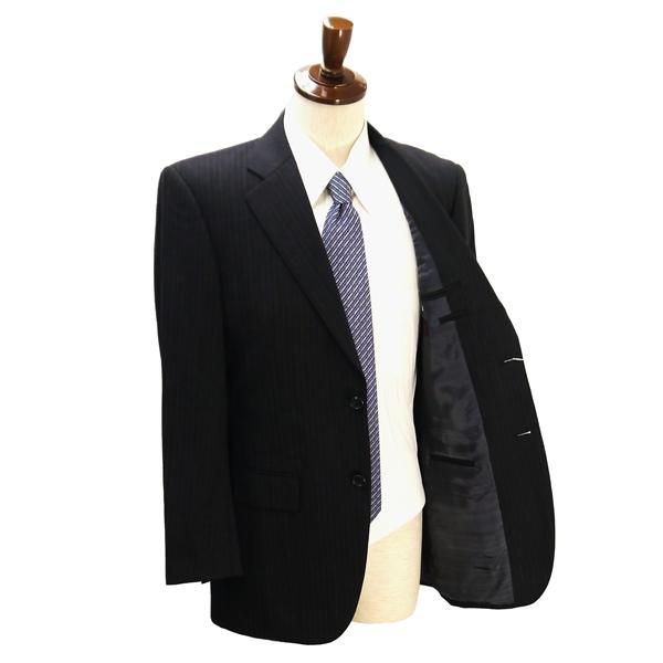 ダーバン MONSOON 2つボタン シングルスーツ A5 M ダークグレー 暗灰色 ストライプ ツータック 春夏 52410122-98-005 5NJ057 | D'URBAN | 01