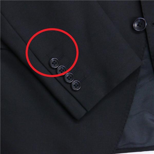 ABITRE51 2つボタン シングルスーツ A7 L ダークネイビー シャドーストライプ ノータック 春秋 合物 2-0334-29-002 5NJ065 | ブランド登録なし | 06