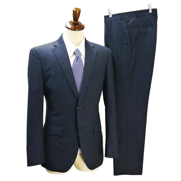吉田スーツ ARISTON 2つボタン シングルスーツ 袖口4つボタン A7 L ダークネイビー ノータック 春秋 合物 47520-1219 5NL001 | ブランド登録なし