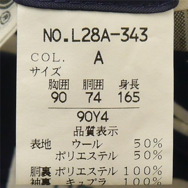 オリヒカ 2つボタン シングルスーツ Y4 S 明るめのグレー 明灰色 ストライプ ノータック ストレッチ 細身 春夏 L28A-343 5NL004 | BURBERRY | 03