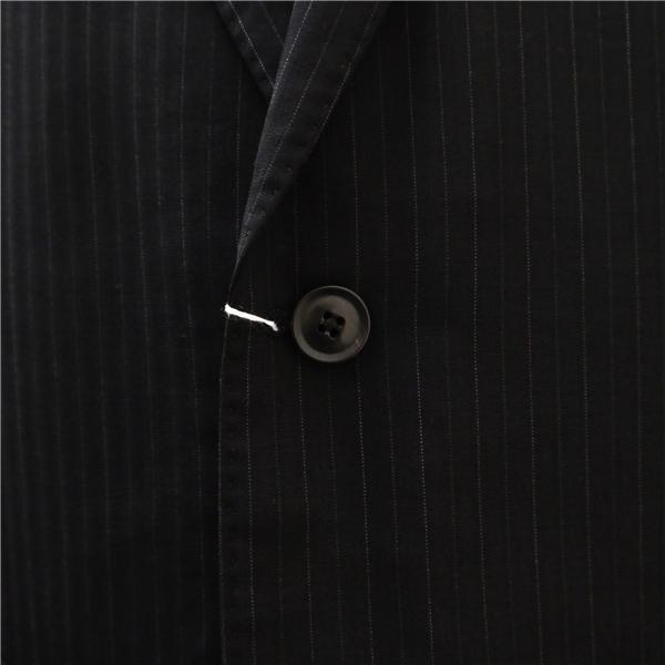 BELLUMORE KADINIA LIMITED 2つボタン シングルスーツ AB6 L ダークグレー ストライプ ツータック 春夏 T0911101-1 5NL008 | BELLUMORE | 02