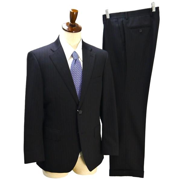 ダーバン 2つボタン シングルスーツ 袖口4つボタン A5 M ダークグレー ストライプ ワンタック 春秋冬 8006410151-99-000 5NL009 | D'URBAN