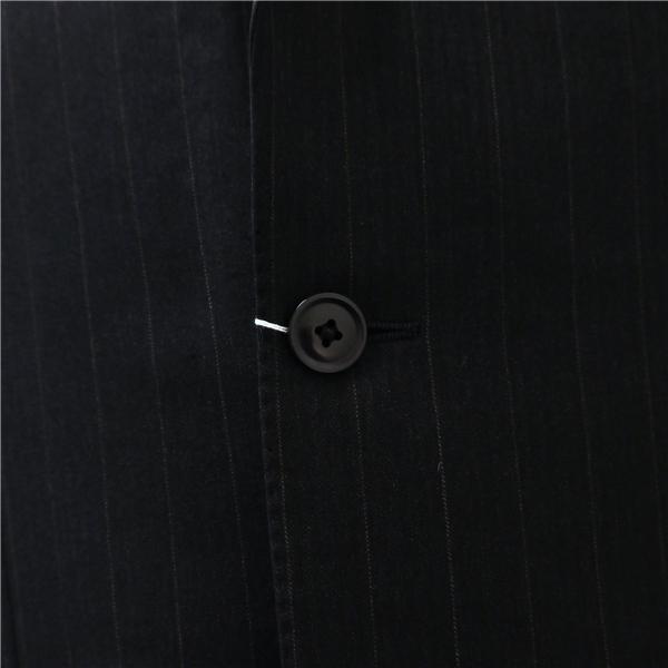 BELLUMORE Oreste Boggio Casero 段返り 3つボタン シングルスーツ A6 M ダークグレー ストライプ ワンタック 春秋冬 4552300 5NL014 | BELLUMORE | 02