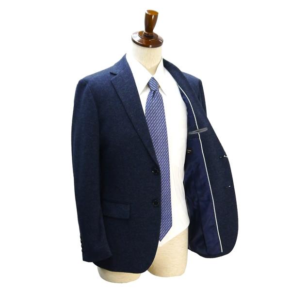 美品 BISHU 2つボタン シングルスーツ 袖口4つボタン A6 M ダークネイビー 濃紺色 ストライプ ノータック 春秋冬 820187 5NL015 | ブランド登録なし | 01