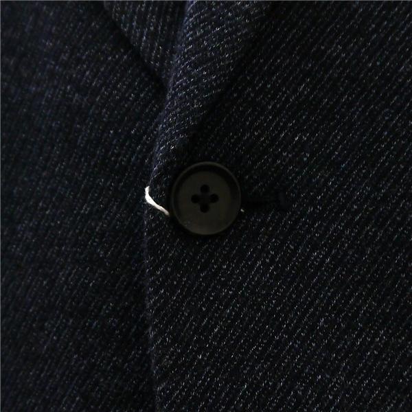美品 BISHU 2つボタン シングルスーツ 袖口4つボタン A6 M ダークネイビー 濃紺色 ストライプ ノータック 春秋冬 820187 5NL015 | ブランド登録なし | 02