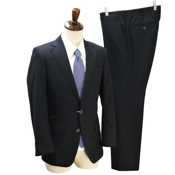 GINZA Global Style Biellano Finish 2つボタン シングルスーツ AB4 M ダークグレー ノータック 本切羽 春秋 合物 A7-4516 5NL021 | ブランド登録なし