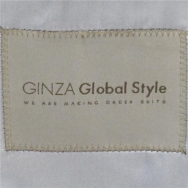 GINZA Global Style Biellano Finish 2つボタン シングルスーツ AB4 M ダークグレー ノータック 本切羽 春秋 合物 A7-4516 5NL021 | ブランド登録なし | 04