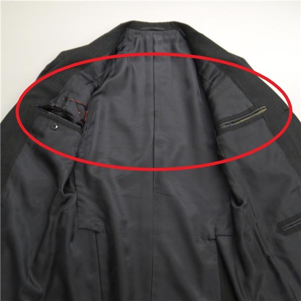 ユナイテッドアローズ 段返り 3つボタン シングルスーツ Y5 M ダークグレー 暗灰色 ノータック 春秋冬 1123-259-3080 5NL022 | UNITED ARROWS | 03