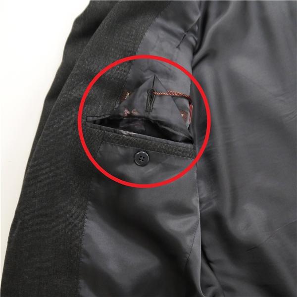 ユナイテッドアローズ 段返り 3つボタン シングルスーツ Y5 M ダークグレー 暗灰色 ノータック 春秋冬 1123-259-3080 5NL022 | UNITED ARROWS | 04