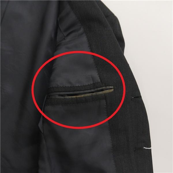 ユナイテッドアローズ 段返り 3つボタン シングルスーツ Y5 M ダークグレー 暗灰色 ノータック 春秋冬 1123-259-3080 5NL022 | UNITED ARROWS | 05