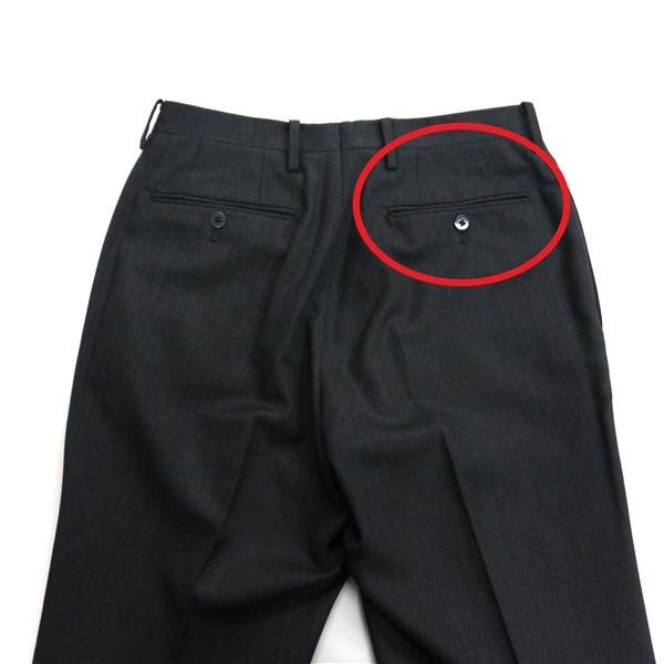 ユナイテッドアローズ 段返り 3つボタン シングルスーツ Y5 M ダークグレー 暗灰色 ノータック 春秋冬 1123-259-3080 5NL022 | UNITED ARROWS | 06