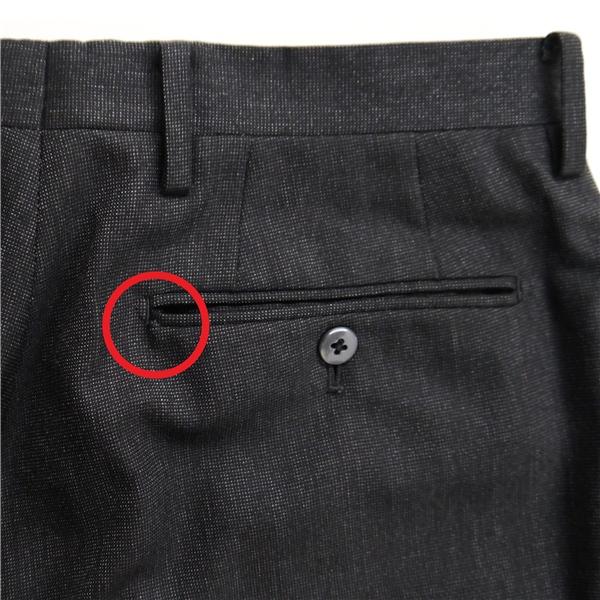 ユナイテッドアローズ 段返り 3つボタン シングルスーツ Y5 M ダークグレー 暗灰色 ノータック 春秋冬 1123-259-3080 5NL022 | UNITED ARROWS | 07