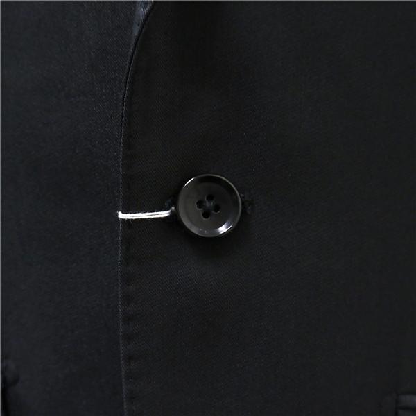 THE SHOP TK Shiny Wool 2つボタン シングルスーツ Y8 XL 光沢のあるダークグレー 暗灰色 ノータック 春秋 合物 620 5NL026 | ブランド登録なし | 02
