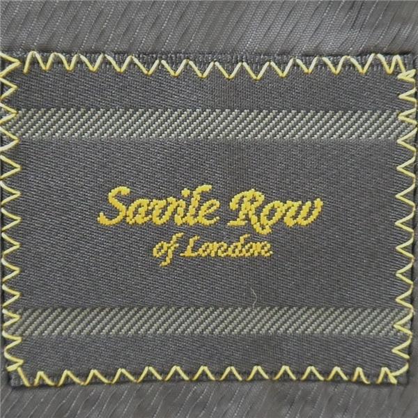 Savile Row セヴィルロウ DORMEUIL 3つボタン シングルスーツ A6 M ダークグレー ストライプ アジャスター 春夏 61T08 5NL030 | ブランド登録なし | 04