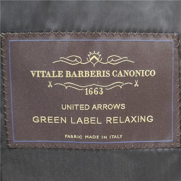 GREEN LABEL RERAXING ユナイテッドアローズ カノニコ 2つボタン シングルスーツ Y7 L ダークグレー 春秋 合物 3121-110-1969 5NL033 | green label relaxing | 05