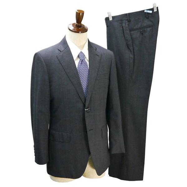 ダーバン r.a.s.o. 2つボタン シングルスーツ A4 S ダークグレー 暗灰色 チェック ノータック 春秋 合物 4111313-97-000 5NL041 | D'URBAN