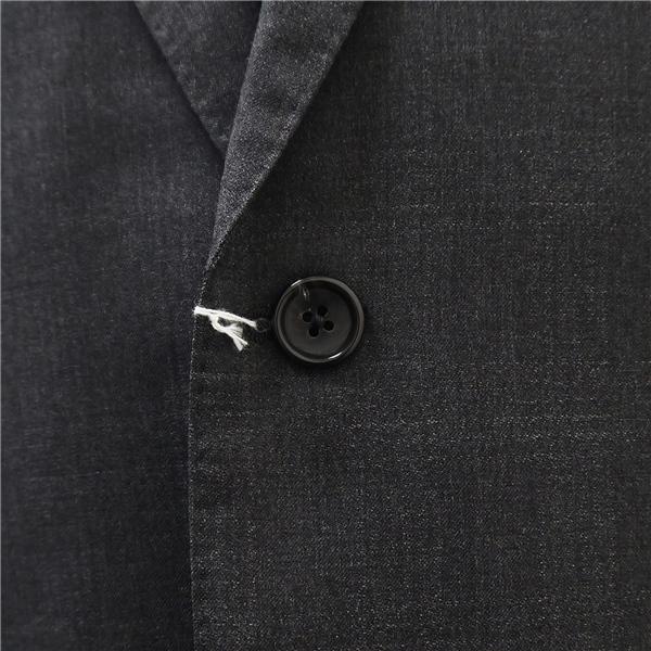 ダーバン r.a.s.o. 2つボタン シングルスーツ A4 S ダークグレー 暗灰色 チェック ノータック 春秋 合物 4111313-97-000 5NL041 | D'URBAN | 02