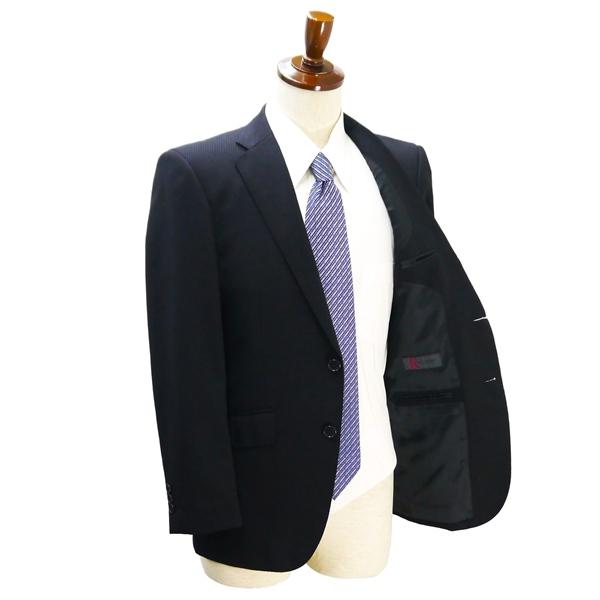 RITORNO 2パンツ 2つボタン シングルスーツ A4 S ダークグレー 暗灰色 シャドーストライプ ノータック 春夏 411-0005 5NL049 | ブランド登録なし | 01