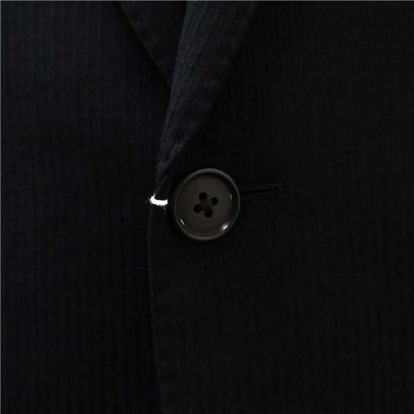 RITORNO 2パンツ 2つボタン シングルスーツ A4 S ダークグレー 暗灰色 シャドーストライプ ノータック 春夏 411-0005 5NL049 | ブランド登録なし | 02