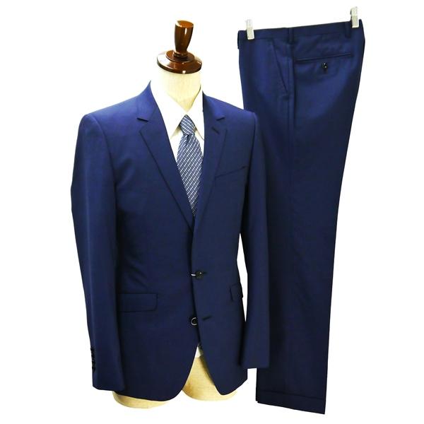 スーツセレクト ANGELICO 2つボタン シングルスーツ Y6 M 青みがかったダークネイビー ノータック 本切羽 春夏 BLD1268 5NL053 | SUIT SELECT