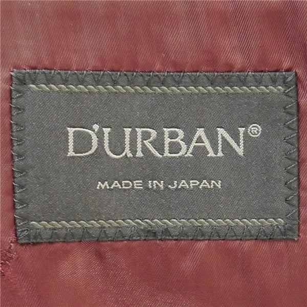 ダーバン r.a.s.o. 2つボタン シングルスーツ 袖口4つボタン A4 S ダークネイビー ストライプ ノータック 春秋冬 702617 5NL058 | D'URBAN | 04