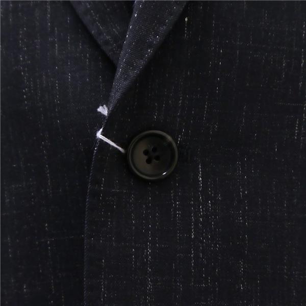 ダーバン Zeal 2つボタン シングルスーツ 袖口4つボタン A4 S ダークネイビー チェック ノータック 春秋 合物 707720 5NL059 | D'URBAN | 02