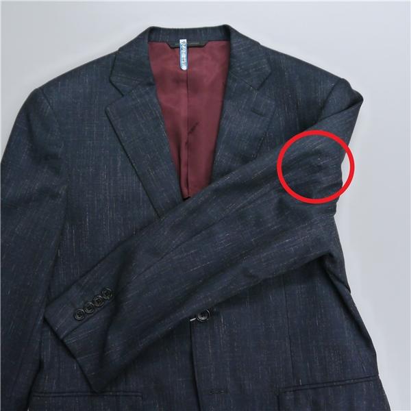 ダーバン Zeal 2つボタン シングルスーツ 袖口4つボタン A4 S ダークネイビー チェック ノータック 春秋 合物 707720 5NL059 | D'URBAN | 06