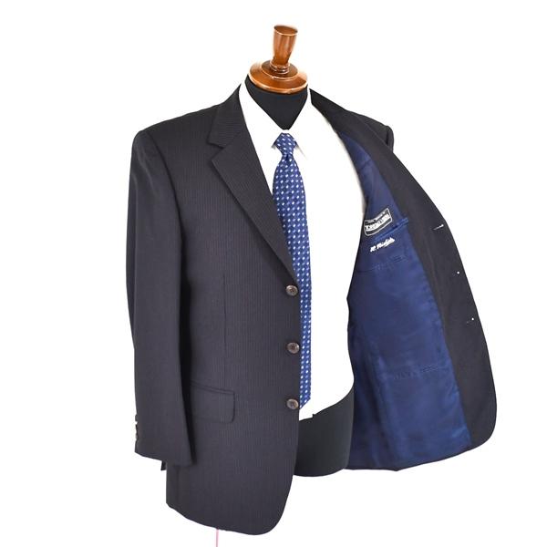 ポールスミスコレクション TORELLO VIERA生地 3つボタン シングル スーツ YA8 / L ダークグレー ストライプ FQ-J0992-01 5TB005 | Paul Smith | 01