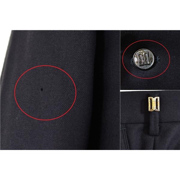 ダックス DAKS 2つボタン シングル スーツ AB5 / M ダークグレー 袖口3つ釦 ツータック 日本製 春秋冬対応 5TB012 | DAKS | 03