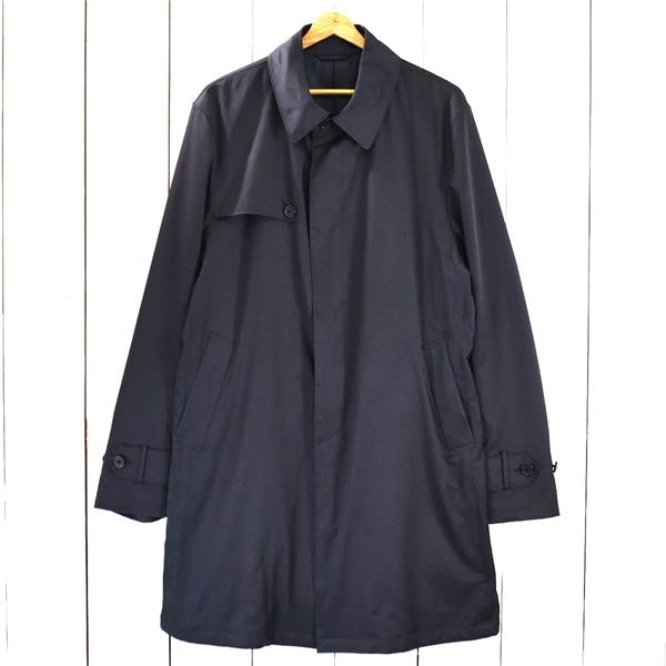 ブルックスブラザーズ 比翼仕立て 5つボタン シングル コート XL ブラック ステンカラーコート トレンチコート 52582-91 5TB026 | BROOKS BROTHERS