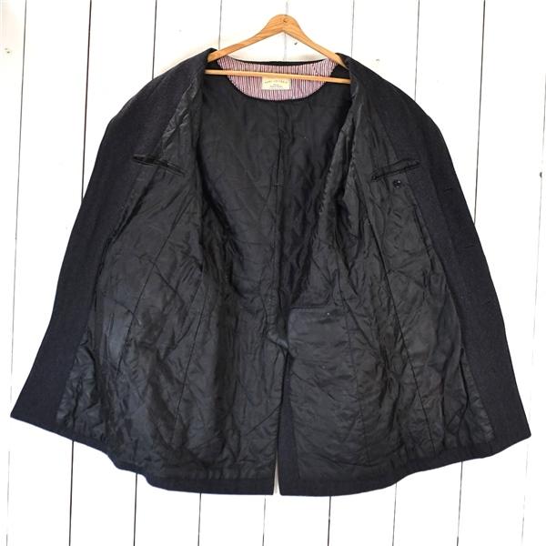 ナノユニバース 比翼仕立て 3つボタンシングル チェスターコート L ダークグレー 袖1つ釦 本切羽 BA54CT0222TN 5TD022 | Perfect Suit FActory | 01