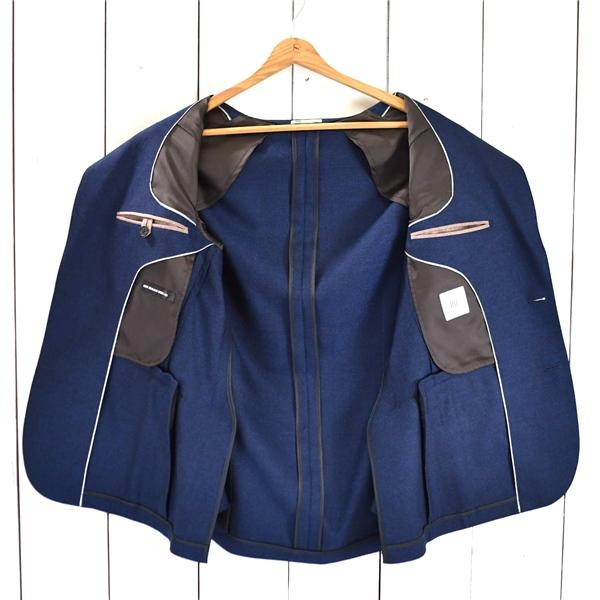 スーツセレクト 2つボタン シングル ジャケット M ダークネイビー 袖口4つ釦 サイドベンツ 春秋対応 JSG2404 5TE022 | SUIT SELECT | 01