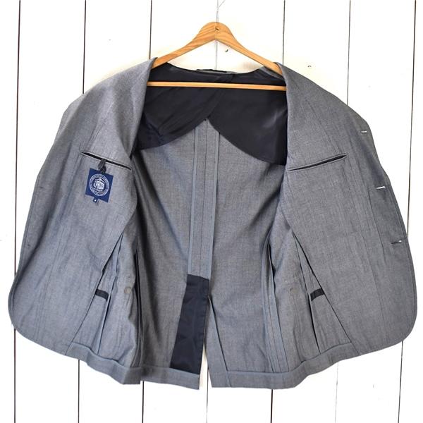 Jプレス J.PRESS コットン100％ 3つボタンシングル 段返り ジャケット L ミドルグレー 袖口3つ釦 021-5-CJK-OV-HM-0622 5TF005 | J.PRESS | 01