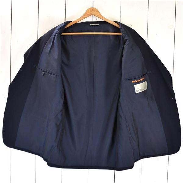 ダーバン D'URBAN Modular 金ボタン 2つボタン シングル 紺ブレザー ジャケット XL ダークネイビー 袖口3つ釦 23501-39-13 5TF022 | D'URBAN | 01