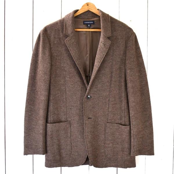 ランズエンド LANDS' END 2つボタン シングル ジャケット A4 / L ブラウン 袖口4つ釦 本切羽 秋冬対応 407961 5TG006 | ブランド登録なし