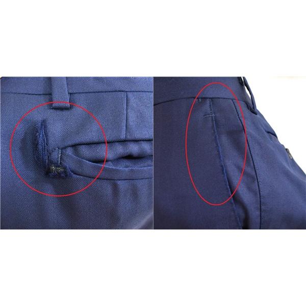 ユニバーサルランゲージ 伊製カノニコ生地 3つボタン シングル 段返り スーツ Y4 / S 濃紺 シャドーストライプ 371910018861 5TG018 | UNIVERSAL LANGUAGE | 03