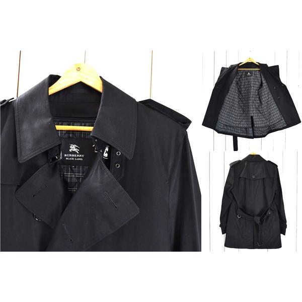 バーバリー BURBERRY BLACK LABEL 取外し可能ライナー付 トレンチコート L ブラック 秋冬対応 D1A44-406-09 5TG026 | BURBERRY BLACK LABEL | 01