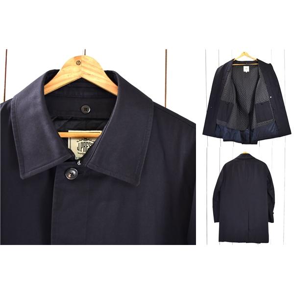 Jプレス J.PRESS 比翼仕立て 取外し可能ライナー付 ステンカラーコート L ブラック 秋冬対応 021-5-CC-OV-HW-0030 5TG028 | J.PRESS | 01