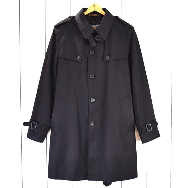 ポールスミス PS Paul Smith コットン100％ 5つボタンシングル トレンチコート L ブラック 秋冬対応 日本製 PP-KS-36656 5TH001 | PS Paul Smith