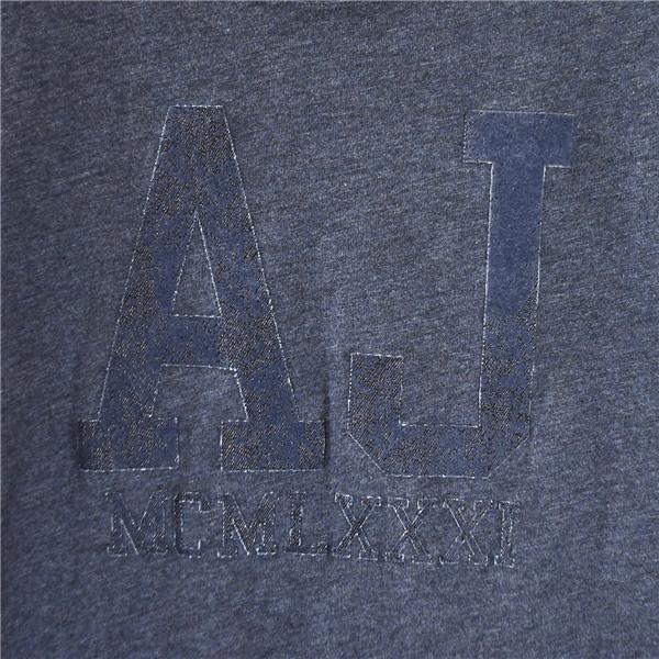 アルマーニジーンズ ARMANI JEANS AJ コットン100％ クルーネック 半袖 Tシャツ カットソー S ダークグレー H75FN-C6 / 5TH022 | ARMANI JEANS | 03