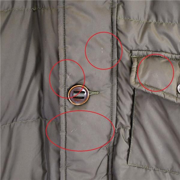 VILLAND 比翼仕立て フルジップアップ 取外し可能フード付 ダウンジャケット XL カーキ ドローコード付 登山 秋冬対応 842935 / 5TI020 | VILLAND | 06