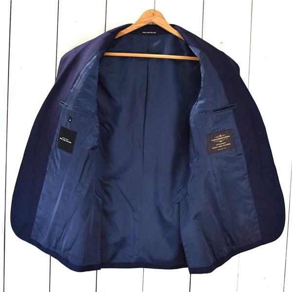 GREEN LABEL RELAXING アローズ 伊製カノニコ生地 2つボタン シングル ジャケット 42 / S 濃紺 袖口4つ釦 3122-110-0827 / 5TI036 | green label relaxing | 01