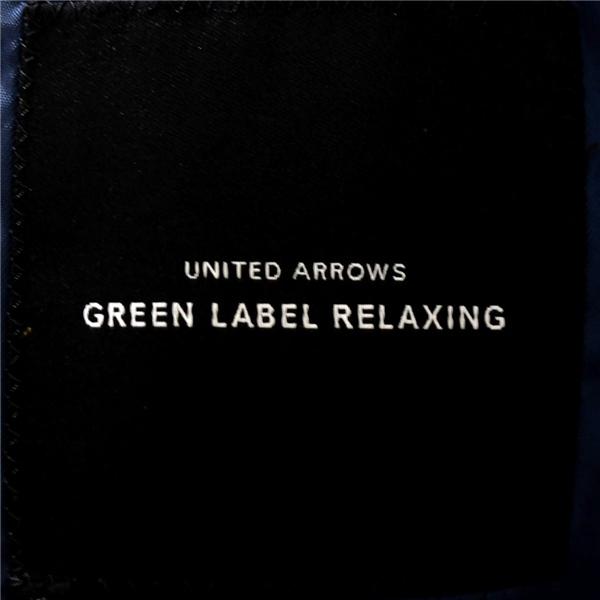 GREEN LABEL RELAXING アローズ 伊製カノニコ生地 2つボタン シングル ジャケット 42 / S 濃紺 袖口4つ釦 3122-110-0827 / 5TI036 | green label relaxing | 03