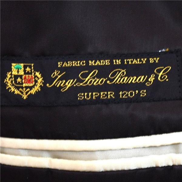 ポールスミス LONDON 伊製ロロピアーナ生地 super120's 3つボタン シングル スーツ Y4 / S ブラック ストライプ FS-KY-43847 / 5TI050 | Paul Smith | 04