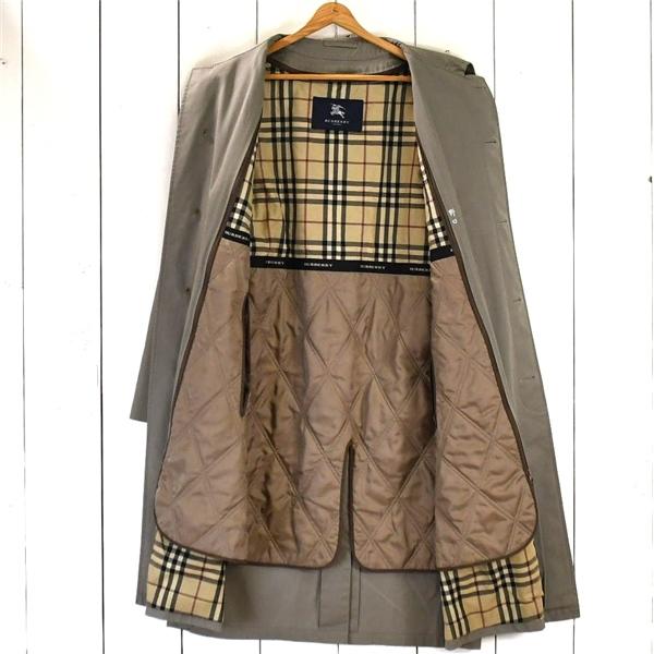 バーバリー BURBERRY LONDON 比翼仕立て 取外し可能ライナー付 ステンカラーコート L グレー 三陽商会 BJB76-176-73 / 5TI060 | BURBERRY | 01