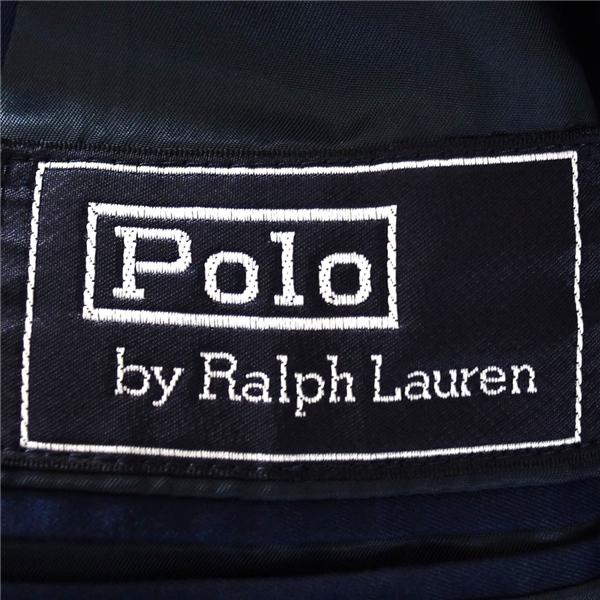ラルフローレン Polo コットン100％ 3つボタン シングル ジャケット A5 / M ダークネイビー 袖口4つ釦 春秋冬対応 SR-RL-NM-0406 / 5TJ003 | POLO RALPH LAUREN | 03