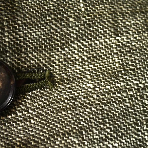 blazer's bank.com 伊製REDA生地 麻リネン混 2つボタン シングル ジャケット 175cm-8Drop / M カーキグレー 本切羽 3643200 / 5TJ004 | SUIT SQUARE | 02